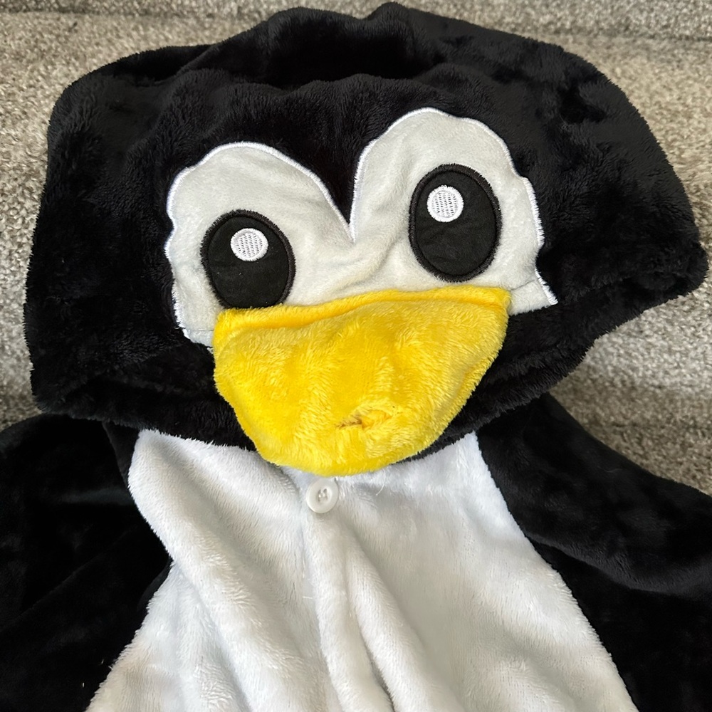 Adult penguin onesie